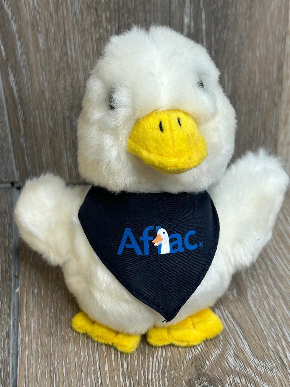 Aflac Duck Plush Stuffed Animal 6" Navy Blue Bandana Mascot Collectible